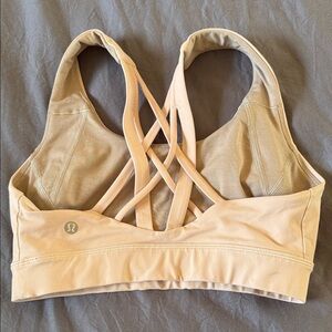 lululemon athletica pink Crisscross Strappy Sports Bra size 4
